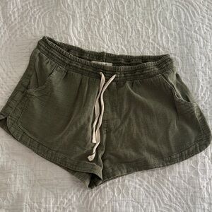 Rip Curl Olive Athletic Shorts